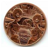 1 oz Pure Copper Round - Aliens ï¿½We
