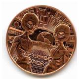 1 oz Pure Copper Round - Aliens ï¿½We