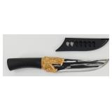 5-1/2" Fixed Blade Knife - Overall 10-1/2", Has a