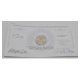 2007 Washington Presidential Dollar & COA