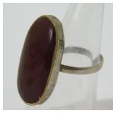 Vintage Cherry Amber Ring - Size 6
