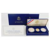 1993 U.S. Bill of Rights 3-Coin UNC Set - $5 Gold