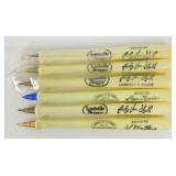 6 Vintage Baseball Bat Pens & Mechanical Pencils