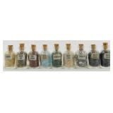9 Small Bottles of Semi-Precious Stone Chips