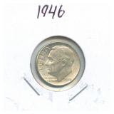 1946 Roosevelt Silver Dime