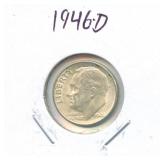 1946-D Roosevelt Silver Dime