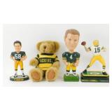 * 2 Green Bay Packers Bobbleheads & a Bear