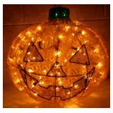 * Vintage 15" Spun Spaghetti Jack-O-Lantern -