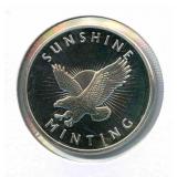Sunshine Mint "Eagle" 1 oz .999 Fine Silver Round