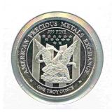 APMEX Liberty 1 oz .999 Fine Silver Round