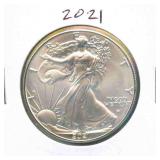 2021 U.S. Silver Eagle ASE - Eagle Landing Type