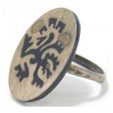 Old Ring - Size 6, Marked 925 Mexico, 4.1 grams