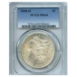 1898-O Morgan Silver Dollar - PCGS MS64