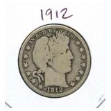 1912 Barber Half Dollar