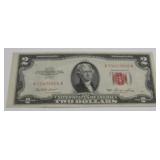 1953 $2 Red Seal Legal Tender U.S. Note