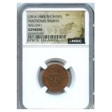 1814 - 1863 N. E. Indies Fractional Stuiver