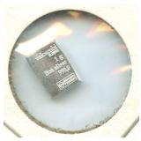 Valcambi Suisse 1 gram .999 Fine Silver