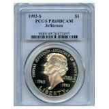 1993-S Thomas Jefferson Commemorative Silver