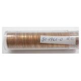 Roll of 50 Uncirculated 1960-D Lincoln Memorial