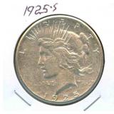 1925-S Peace Silver Dollar
