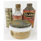 * Jar Eagle Shoe, Bottle Schwite Shoe, Tin Stiek