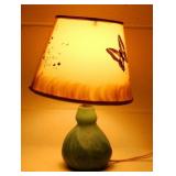 ** Van Briggle Boudoir Lamp w/ Original Butterfly