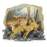 * Bradford Mint Hanging Deer Sculpture by Wild