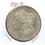 1921-D Morgan Silver Dollar