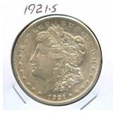 1921-S Morgan Silver Dollar