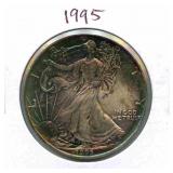 1995 U.S. American Silver Eagle One Dollar - 1
