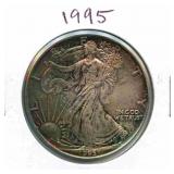 1995 U.S. American Silver Eagle One Dollar - 1
