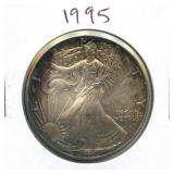 1995 U.S. American Silver Eagle One Dollar - 1