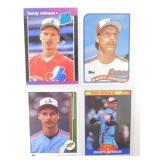 4 Different Randy Johnson 1989 Rookie Baseball