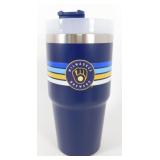 Milwaukee Brewers Stainless Steel Tumbler - Brand