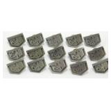 (15) Vintage House Of Heileman Pewter Metal Years