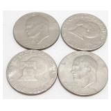 4 Eisenhower Dollars: 1976 Bicentennial Design
