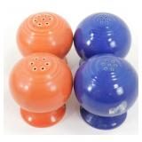 2 Pairs of Fiesta Salt & Pepper Shakers