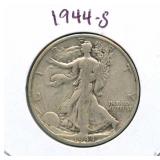 1944-S Standing Liberty Silver Half Dollar