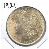1921 Morgan Silver Dollar