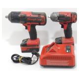 1/2" & 3/8" Impact Drivers w/ Charger - 18V