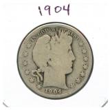 1904 Barber Half Dollar