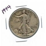 1944 Walking Liberty Silver Half Dollar