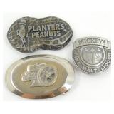 Belt Buckles - 3 Assorted