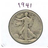 1941 Standing Liberty Silver Half Dollar