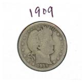 1909 Baber Silver Quarter