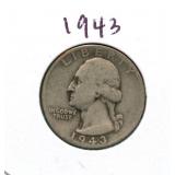 1943 Washington Silver Quarter