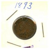 1893 Indian Head Cent