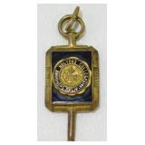 Antique Gold Filled Key Pendant - State Teachers