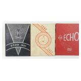 1956, 1956 & 1961 Hillsboro High School Yearbooks