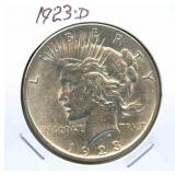 1923-D Peace Silver Dollar